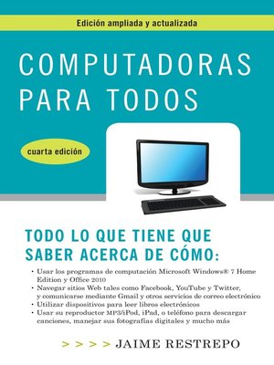 cover image of Computadoras para todos, cuarta edicion